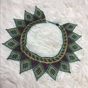 Handmade Mexican Huichol Necklace